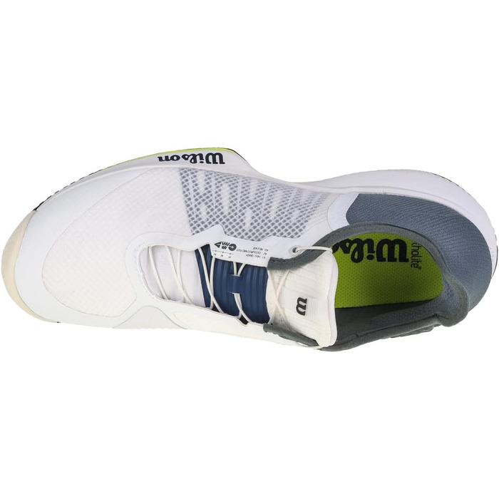 Тенісне взуття Wilson KAOS Rapide для чоловіків, 48 EU, білий, Stormy Weather, Outer Space