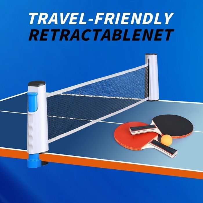 Набір для настільного тенісу Flintronic: 2 ракетки + 3 м'ячі, з сумкою. Підходить для початківців та професіоналів