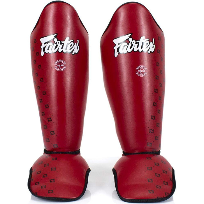 Захисні щитки для гомілки Fairtex SP5, червоні, розмір M