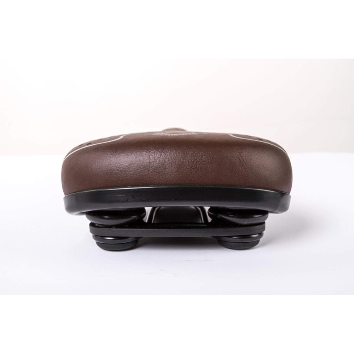 Сідло для велосипеда чоловіче Comfort Gel, City Bike, коричневе, м'яке та зручне