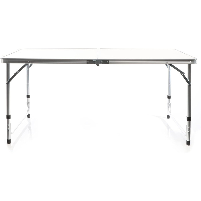 Складаний туристичний стіл Toboli 120x60x70 см, регульована висота, алюмінієвий каркас, MDF стільниця, багатофункціональний, для кемпінгу, саду, буфета