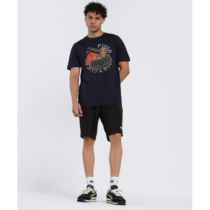 Чоловічі спортивні шорти PUMA, колір Puma Black, розмір L