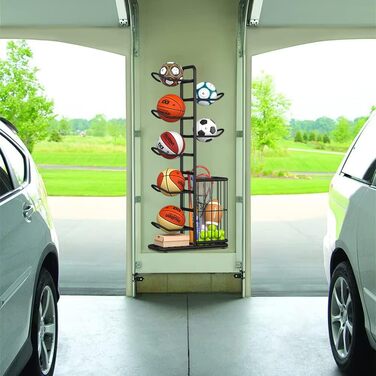 Стійка для зберігання спортивного інвентарю 7-Ball, 146 см (чорна)