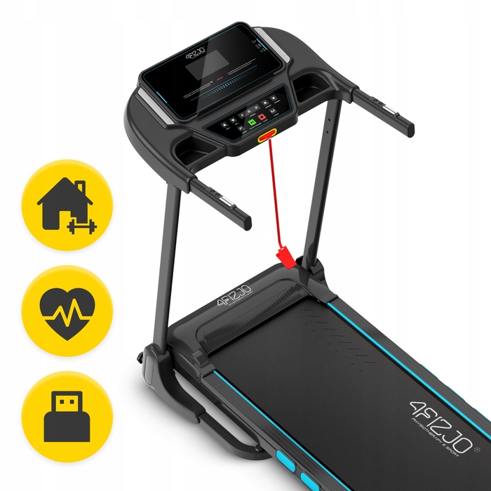 Електрична бігова доріжка 4FIZJO MY-RUN до 90 кг