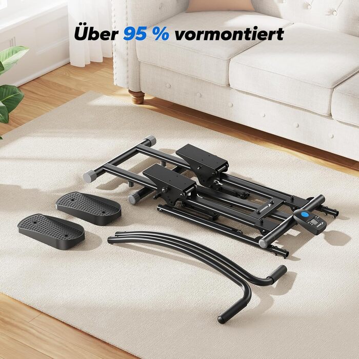 MERACH Stair Stepper Pro: кардіо-тренажер для дому з регулюванням навантаження, складаний вертикальний степер, фітнес-обладнання (2499B1)