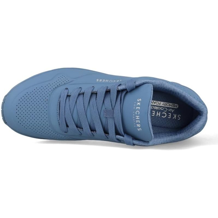 Чоловічі кросівки Skechers UNO Stand on Air, блакитний матеріал Durabuck-Mesh, розмір 44 EU