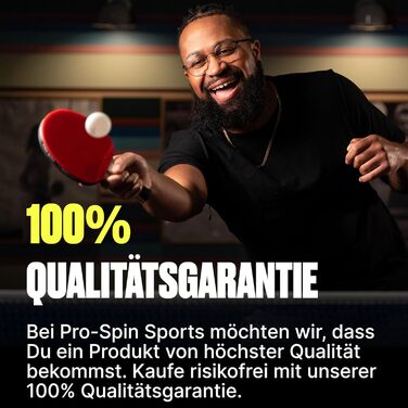 PRO SPIN Набір тенісних м'ячів для настільного тенісу 3 зірки 40+ | Міцні ABS-м'ячі для тренувань та змагань | Elite Series (10 шт.)