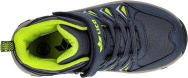 Дитячі черевики Lico для трекінгу та прогулянок, 39 EU, блакитно-лимонні