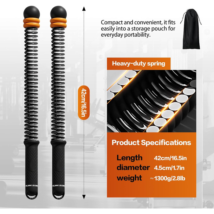 Бойові мотузки Battle Ropes з регульованою довжиною для фітнесу та кросфіту (з сумкою)