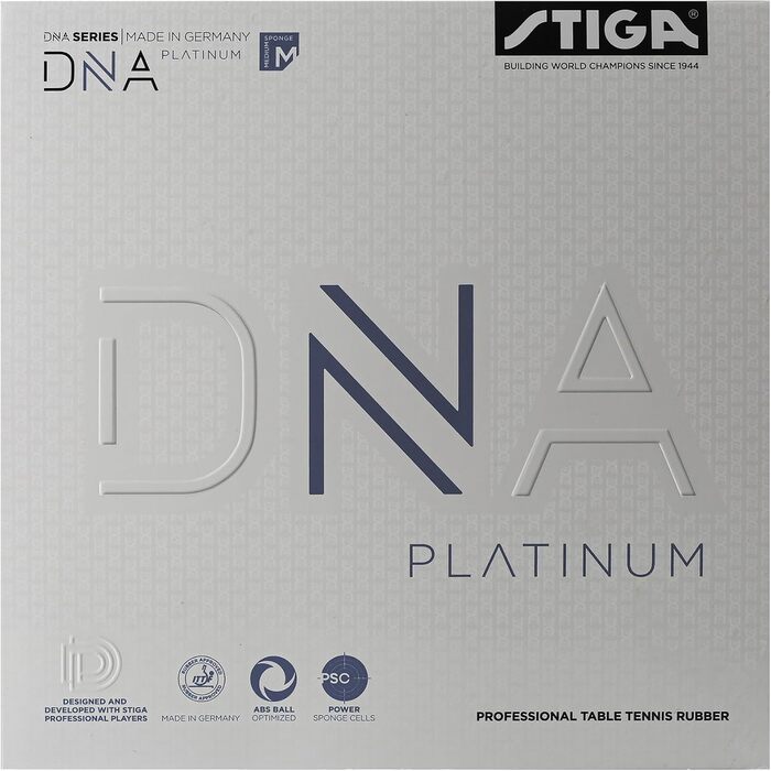 Накладка для настільного тенісу Stiga DNA Platinum M, чорна, 2.3 мм, універсальна