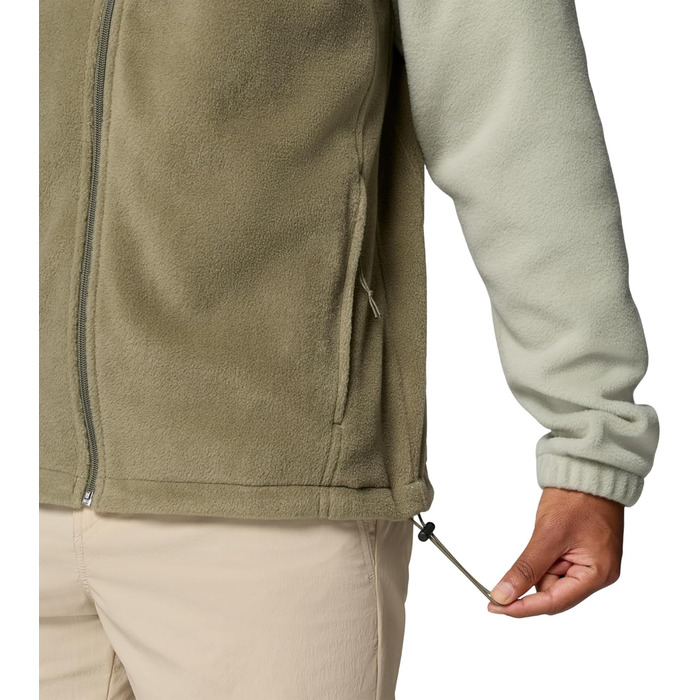 Чоловіча флісова куртка Columbia Steens Mountain Full Zip 2.0, колір Safari/Stone Green, розмір L