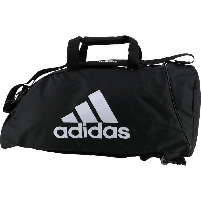 Сумка для тренувань adidas 2-в-1 чорна/біла, 83 л