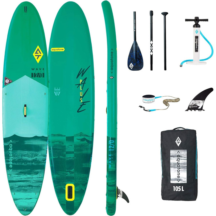 SUP дошка Aztron Aquatone Wave 12.0 2020 для дорослих, унісекс, зелена