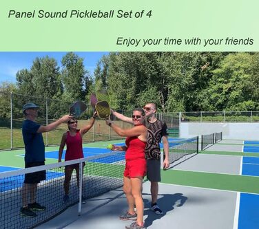 Набір ракет для піклболу з фібергласу, схвалений USAPA, 2 шт. + чохол, рушники та м'ячі