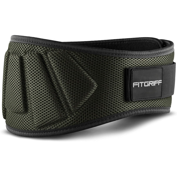 Пояс для важкої атлетики FITGRIFF V1 – фітнес-пояс для бодібілдингу, пауерліфтингу, тренувань – універсальний тренувальний пояс для жінок і чоловіків