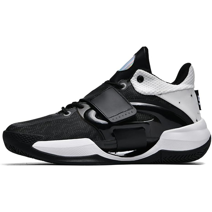 Чоловічі баскетбольні кросівки для хлопців, зручні для тенісу, бігу та тренувань, чорно-білі, 38 EU, 869