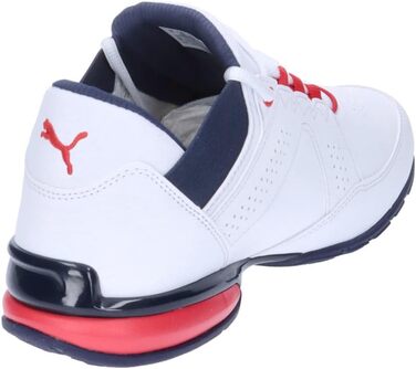 Чоловічі кросівки PUMA Enzin SL V2 для бігу та вулиці (43 EU, білий, червоний, темно-синій)