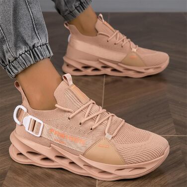 Кросівки чоловічі та жіночі спортивні для бігу та фітнесу Turnschuhe (G133 Braun, розмір 41 EU) - дихаючі, легкі, з амортизацією