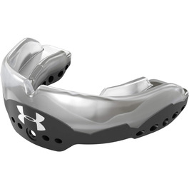 Захисна капа Under Armour Gameday Elite для футболу, лакросу, баскетболу, хокею, боксу, знімний ремінець, для дорослих і підлітків, чорна