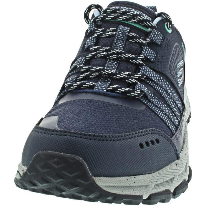 Жіночі трекінгові черевики Skechers Escape Plan - Navy Leather Mesh Blue Trim (35.5 EU)