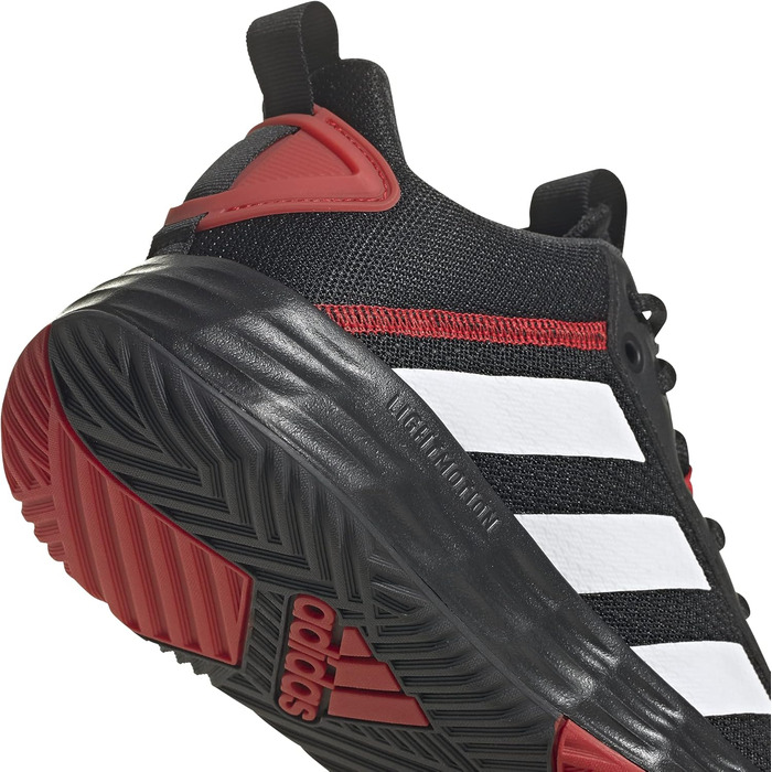 Кросівки баскетбольні adidas Own The Game 2.0 Lightmotion Mid, 42 2/3 EU, чорний/білий/карбон
