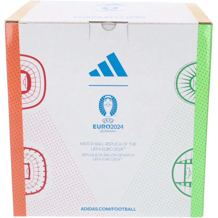 Футбольний м'яч adidas Fussballliebe League EM 2024 для тренувань