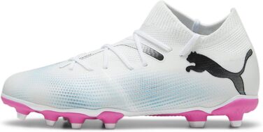 Дитячі футбольні бутси PUMA Future 7 Match BNA FG/AG Jr – біло-зелені (34.5 EU)