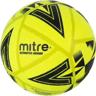 М'яч для футболу Mitre Ultimatch Indoor 4 - жовто-чорний