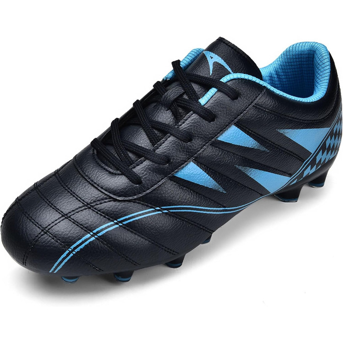 Дитячі футбольні бутси Littleplum - Outdoor, Athletic, Soccer, блакитний та зелений (36 EU, A Schwarz Blau)