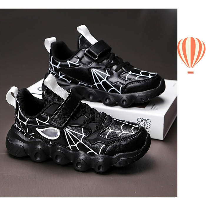 Дитячі кросівки Kinder з натуральної шкіри, водонепроникні, для хлопчиків та дівчаток, спортивні, для бігу (чорні, 28 EU)