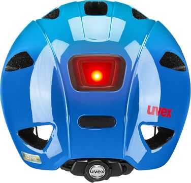 Дитячий велосипедний шолом uvex oyo, легкий, регулювання розміру, ocean blue, 45-50 см, можливість встановлення LED-світла