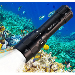 Ліхтар під водою Wurkkos DL10R: 4500 Lumen, XHP70.2 LED, USB-C, IPX8, для дайвінгу та підводного полювання
