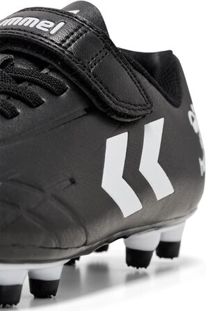 Дитячі футбольні бутси Hummel Top Star з клямками для різних типів ґрунту (28 EU, чорний)