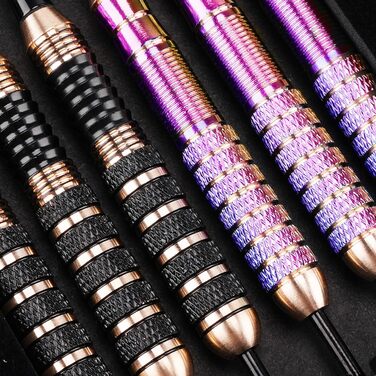 Дарти Turnart Metallspitze - Професійний набір дротиків 6 шт (22/24 г) з латунними корпусами та сталевими наконечниками