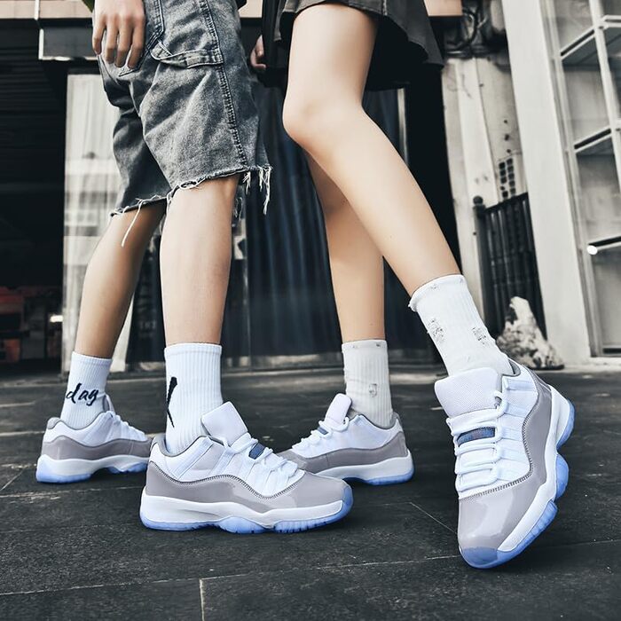 Кросівки баскетбольні чоловічі/жіночі, унісекс. Зручні кросівки для занять спортом, прогулянок та повсякденного носіння. Розміри 36-45, білий, синій, сірий. Антиковзаюча підошва, легкі.