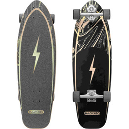 Лонгборд STAR SCOOTER Surf Skateboard Vintage Retro Cruiser, швидкісний, підшипники ABEC-11, унісекс, комплект