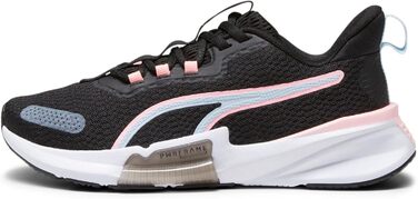 Жіночі футбольні бутси PUMA PWRFRAME TR 2 WN's (41 EU, чорний, корал, блакитний, білий)