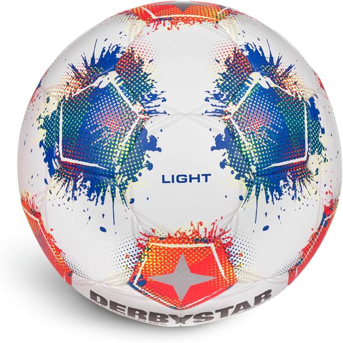 М'яч Derbystar Bundesliga Brillant Replica Light 5 - білий, синій, червоний