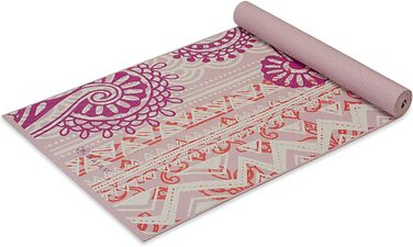 Двосторонній йога-мат Gaiam, нековзкий килимок для йоги, фітнесу, 6 мм