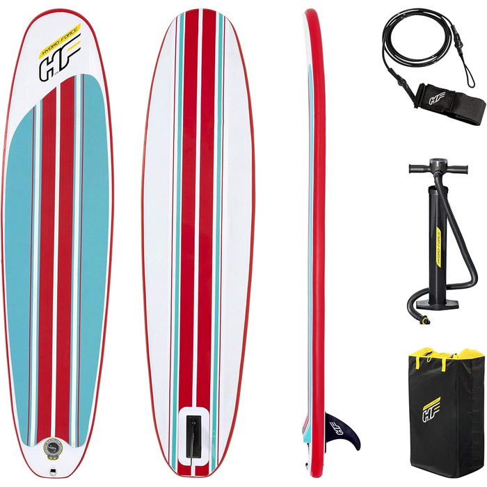 Надувний SUP-борд HYDRO FORCE Compact Surf 8' x 22'' x 3'' для Stand-Up Paddling, Multicolor