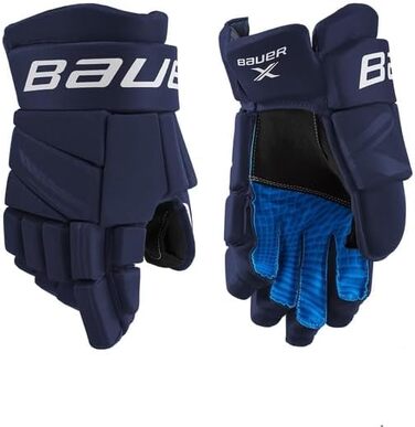 Дитячі хокейні рукавички Bauer S21 X NAVY8, сині