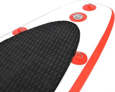 Надувна SUP-дошка Nemaxx 305x76x10 см, червоно-синя, для веслування стоячи