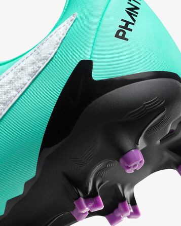 Кросівки Nike Phantom Gx Academy FG/MG для чоловіків (44.5 EU, Hyper Turquoise, Black, Fuchsia Dream White)