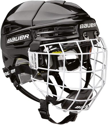 Хокейний шолом-комбо BAUER RE-AKT 100 для дітей, чорний