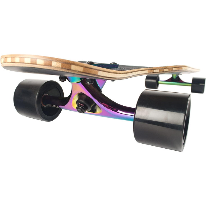 Лонгборд JUCKER HAWAII HOKU V2 Precision Flex 1 Neochrome — скейтборд із бамбука, клену та скловолокна, обмежена серія, 2 рівні жорсткості, лімітований дизайн