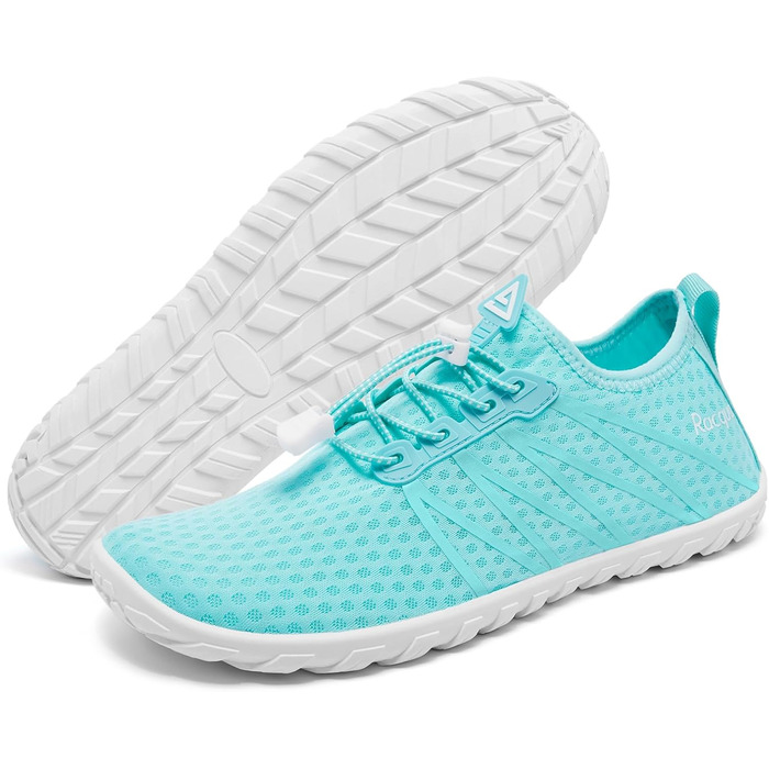 Водні черевики Raqua для плавання та відпочинку на пляжі (35-47, 39.5/41 EU, м'ятно-зелений)