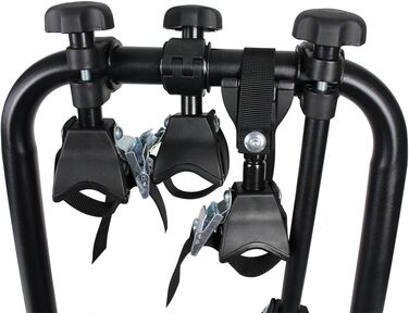 Велосипедний тримач Bullwing SR8 на 4 велосипеди для фаркопу авто, задній, відкидний, з замком та кріпленням до стіни