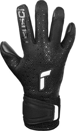 Воротарські рукавиці Reusch Pure Contact Infinity Junior для футболу (чорні) - для дітей та підлітків, для штучного газону