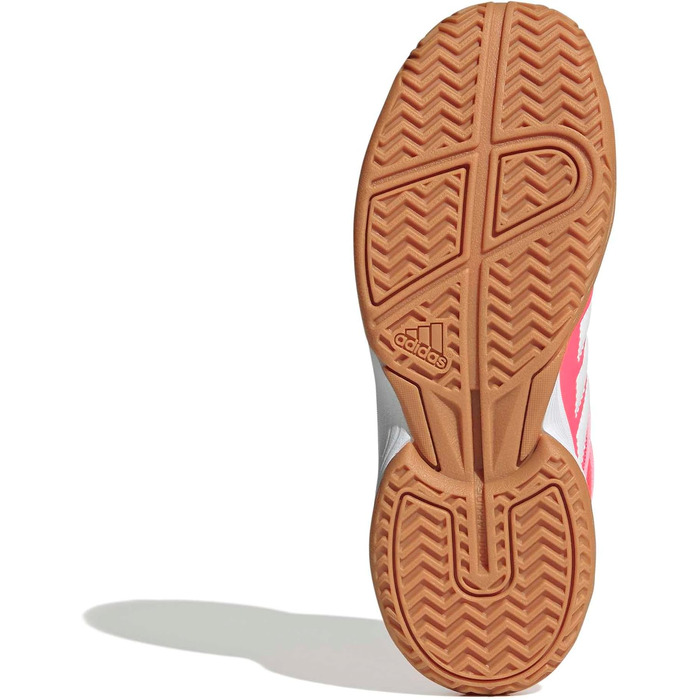 Дитячі кросівки Adidas Speedcourt Unisex для залу (розмір 35.5 EU, колір Solar Turbo Ftwr White Clear Pink)