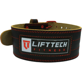 Шкіряний пояс для важкої атлетики Lift Tech Fitness 10,2 см, універсальний для жінок і чоловіків, для присідань, станового тягу, пауерліфтингу та силових тренувань